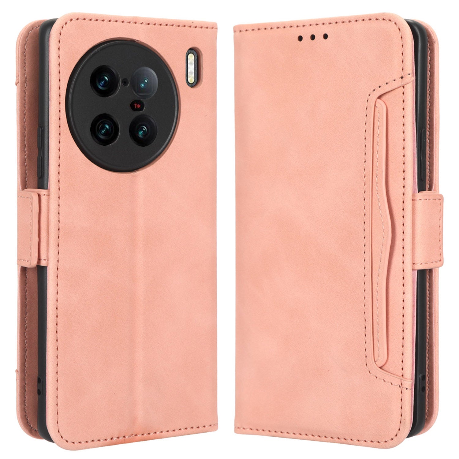 For vivo X90 Pro 5G PU Leather Flip Cover Multiple Card Slots Stand Wallet Phone Case For vivo X90 Pro 5G PU Leather Flip Cover Multiple Card Slots Stand Wallet Phone Case